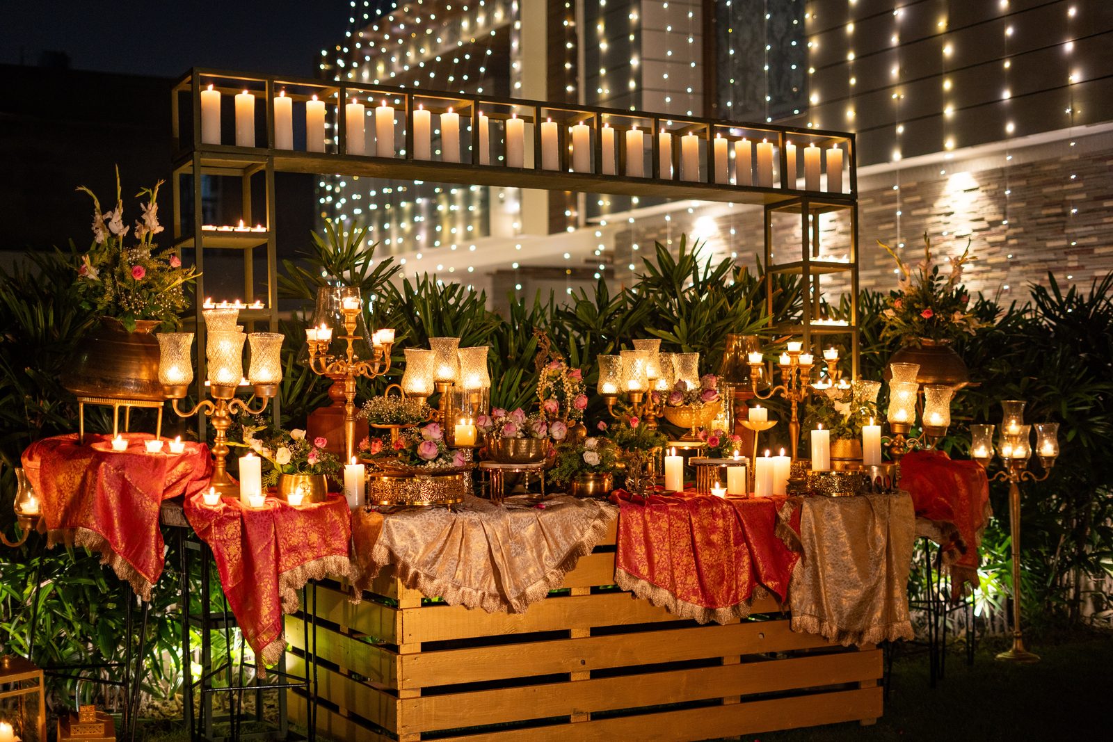 Daawat by Pappadh — candlelit garden buffet