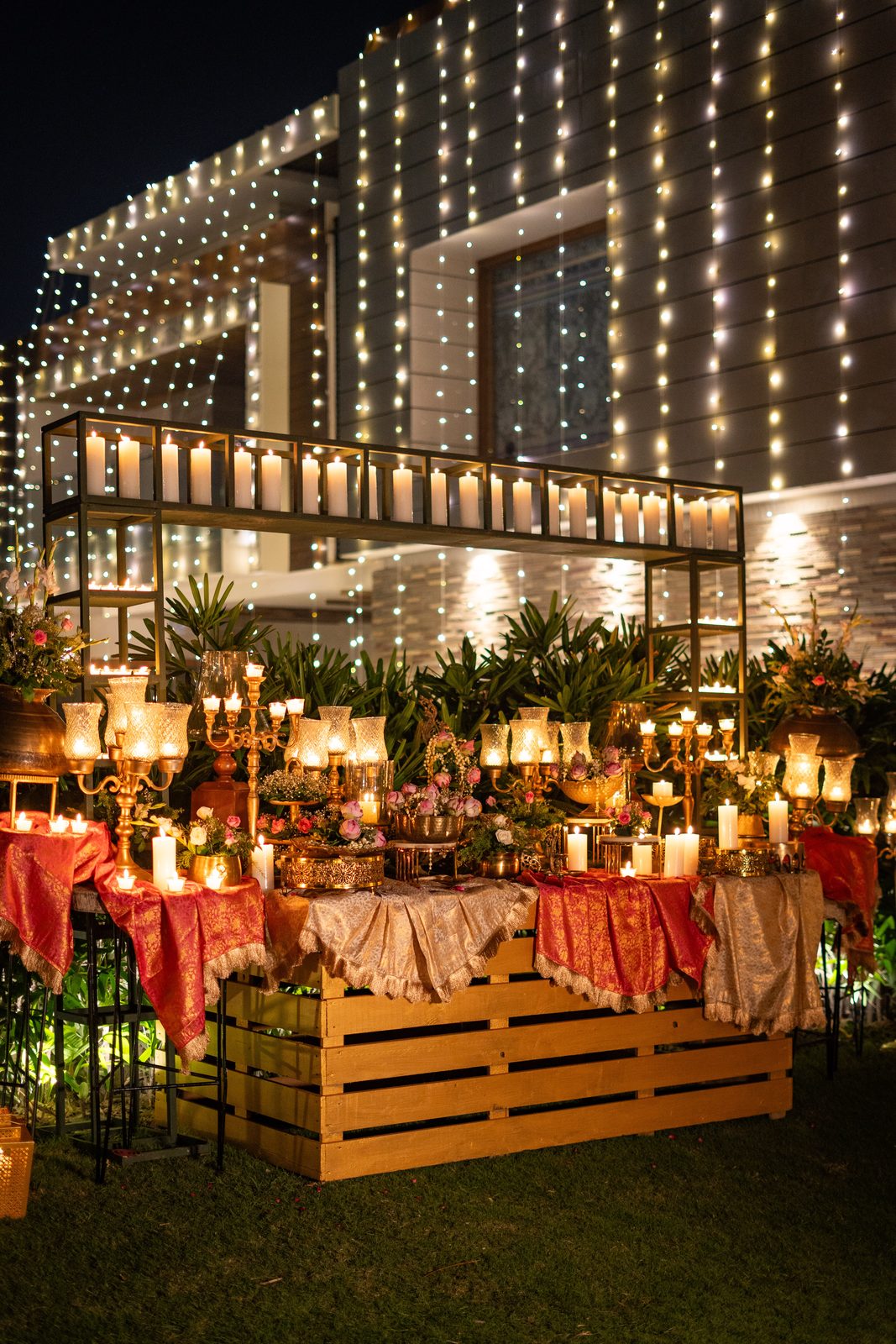 Daawat by Pappadh — buffet under fairy lights